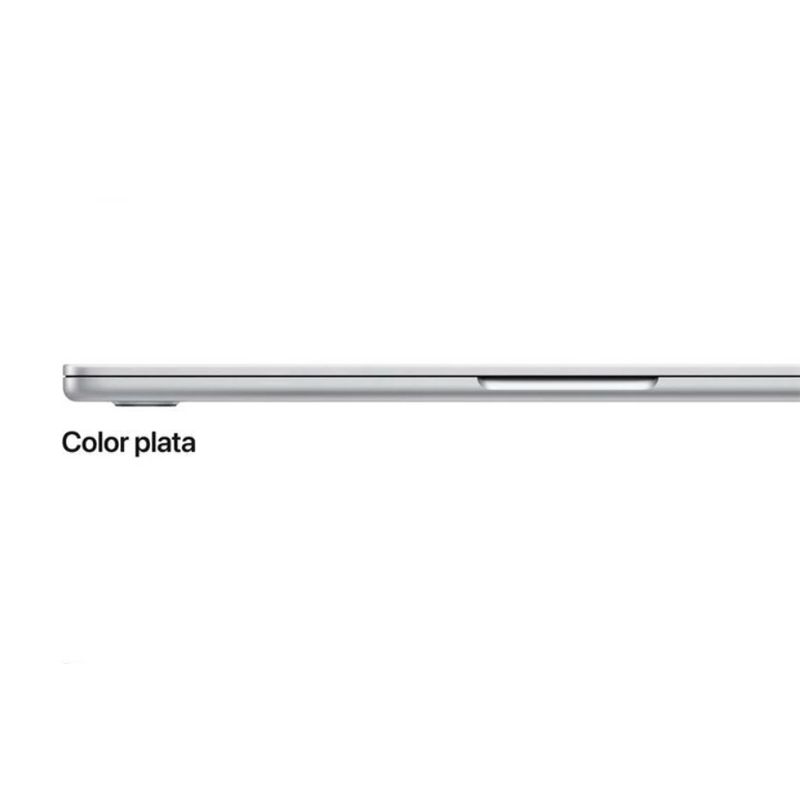 MacBook Air Apple M5 13 pulgadas Silver vista lateral