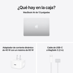MacBook Air Apple M5 13 pulgadas Silver vista detalle