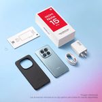 Celular Xiaomi Redmi Note 15 Pro azul glaciar contenido de la caja accesorios incluidos