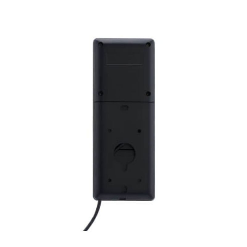 Terminal biométrico ZKTeco SenseFace 3A facial huella RFID negro vista posterior producto