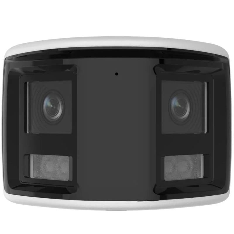 Cámara vigilancia Hikvision DS-2CE12KF3TP-DLS 3K IP67 blanca vista producto fondo blanco