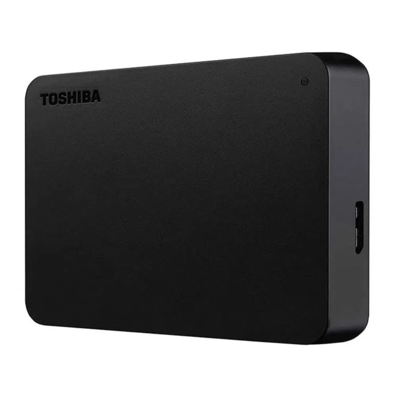 Disco duro externo portátil Toshiba Canvio Basics 4 TB Negro Frontal-oblicuo