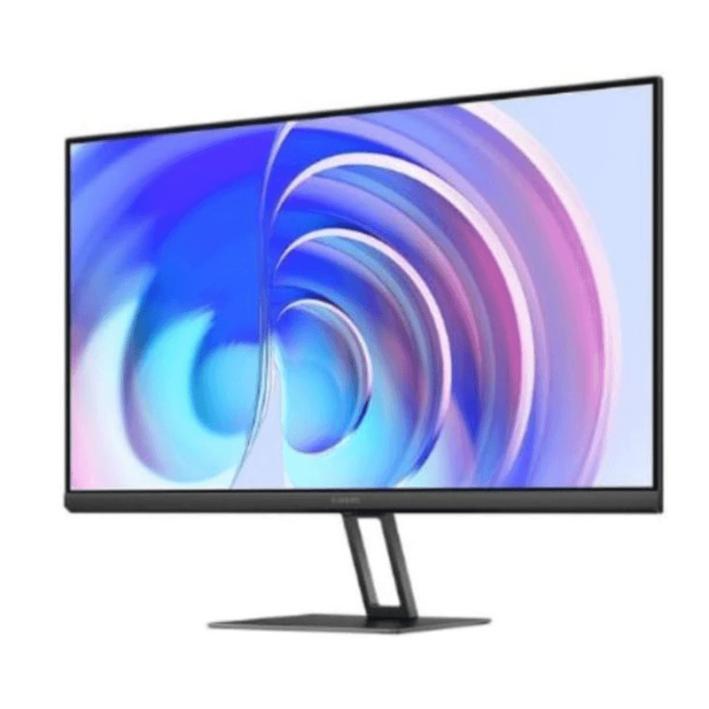Monitor Xiaomi A24i negro vista diagonal escritorio
