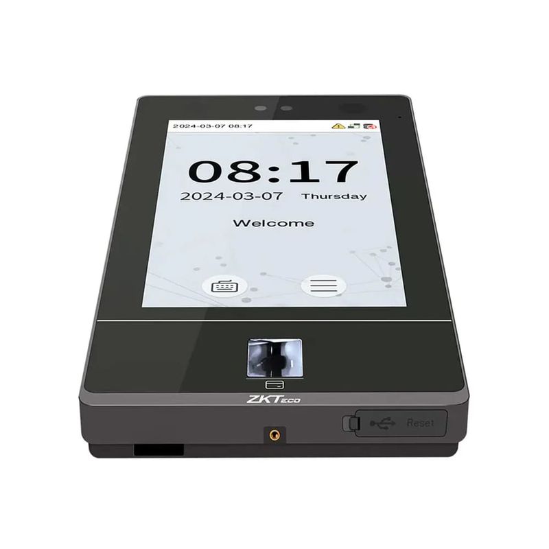 Terminal biométrico ZKTeco SenseFace 7A WiFi RFID vista superior