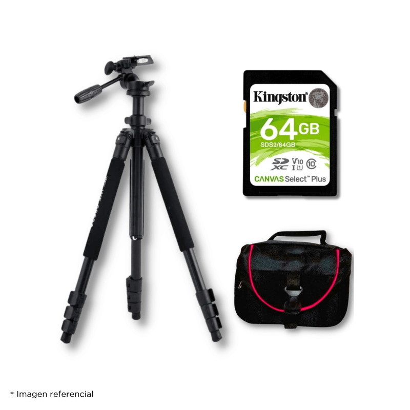 Canon EOS R6 Mark II kit deluxe con trípode y estuche