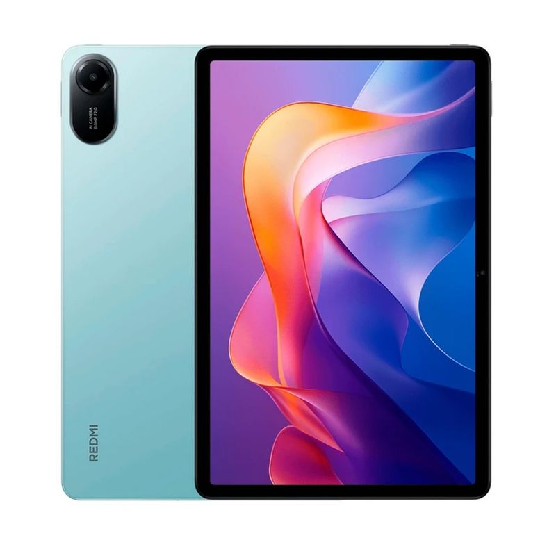 Tablet Xiaomi Redmi Pad 2 11 pulgadas 128GB 4GB verde vista frontal y posterior