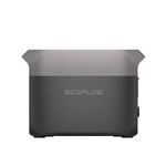 Estación de energía portátil EcoFlow Delta 3 1800W 1024Wh recargable gris oscuro vista frontal uso doméstico y exterior
