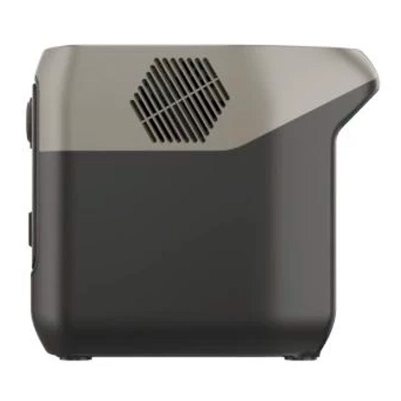Estación de energía portátil EcoFlow River 2 Pro 800W recargable gris oscuro vista frontal uso exterior