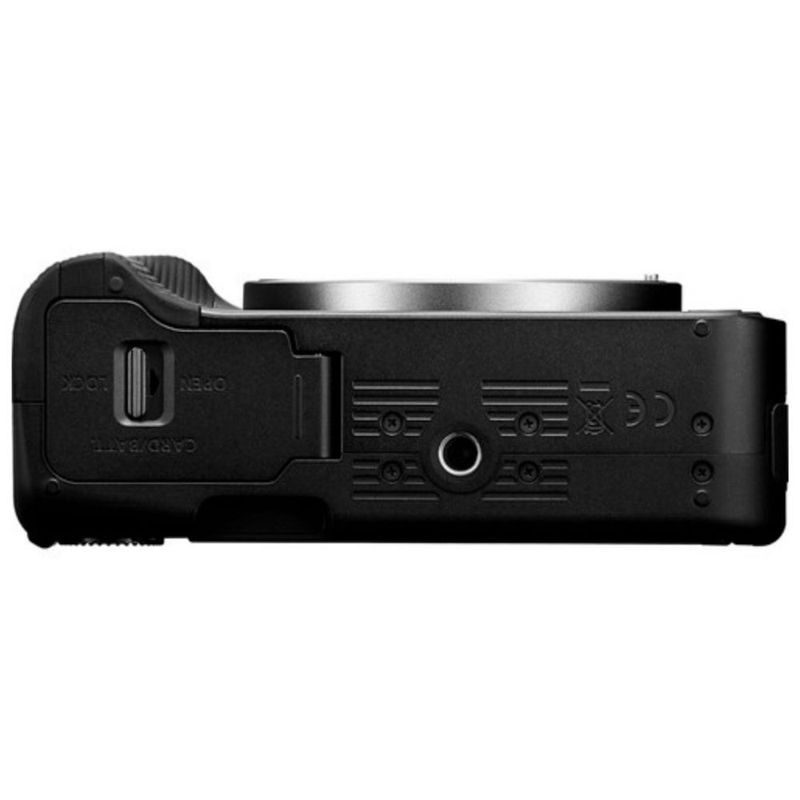 Cámara mirrorless Canon EOS R50 V 24.2MP lente 14-30mm 4K negro vista inferior