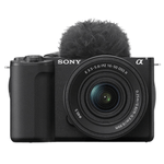 Cámara mirrorless Sony ZV-E10 II 26MP lente 16-50mm 4K negro vista frontal