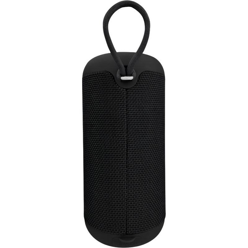 Parlante Bluetooth BoogieBoom IPX7 portátil recargable negro vista trasera