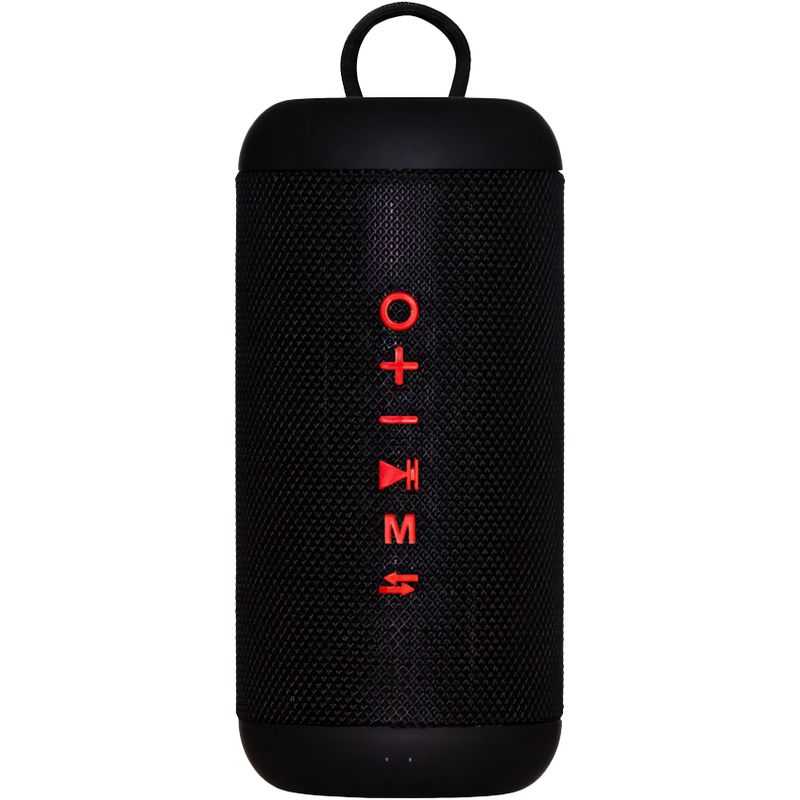 Parlante Bluetooth BoogieBoom IPX7 portátil recargable negro vista frontal