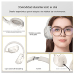 Audífonos Bluetooth Over Ear QCY H3 ANC cancelación de ruido blanco vista comparativa comodidad de uso prolongado