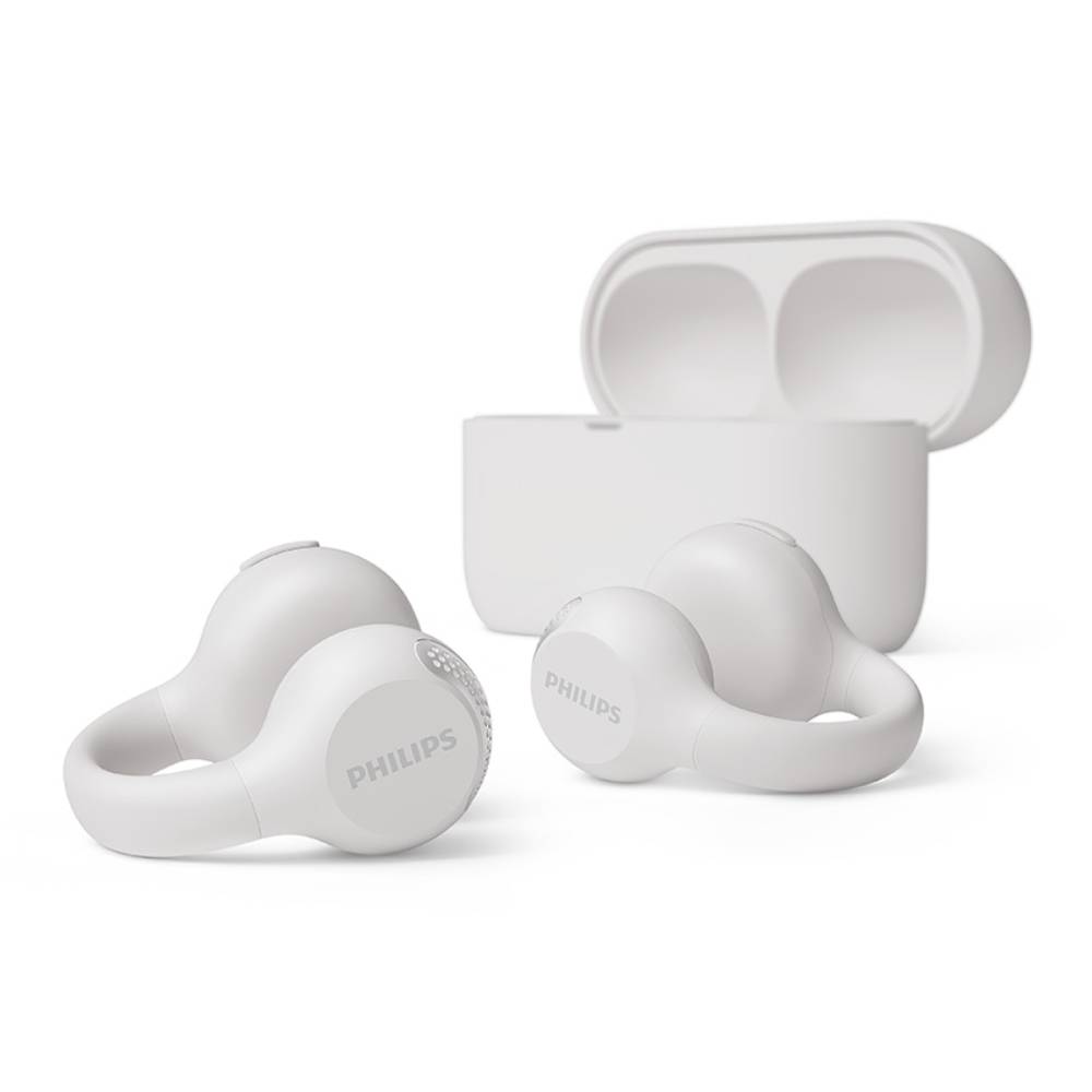 Audífonos bluetooth True Wireless Philips TAQ2000WT, resistencia al agua IPX4, batería hasta 28 horas, blanco