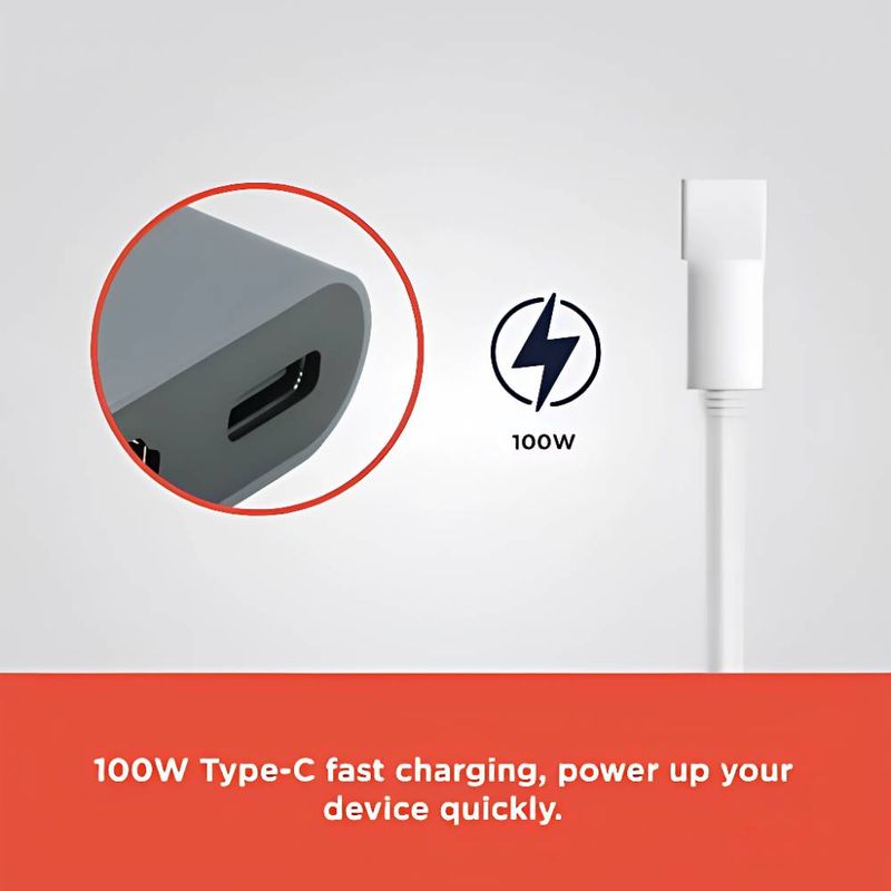 Adaptador multipuerto 3 en 1 Radioshack USB-C negro conexion