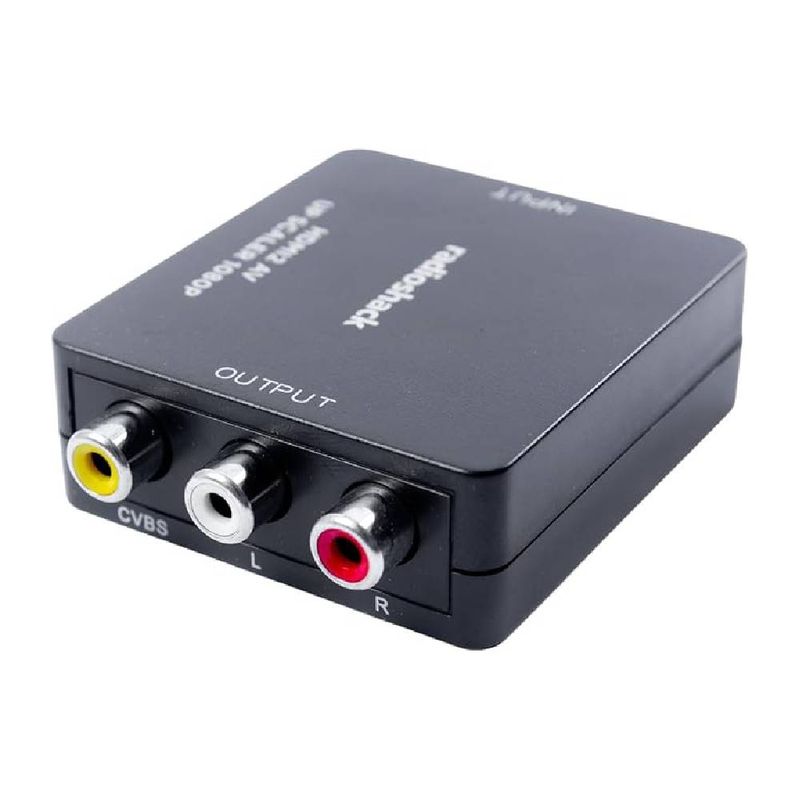 Adaptador Radioshack HDMI hembra a RCA hembra frontal oblicuo RCA