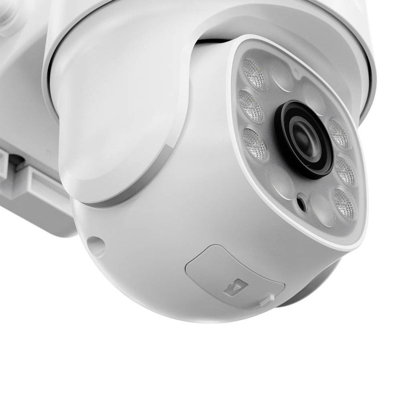 Cámara de seguridad Nexxt NHC-OP10 exterior 2K WiFi infrarojo blanco lateral