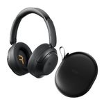 Audífonos QCY H3S con cancelación de ruido activa ANC, True Wireless, micrófono incorporado, estuche negro, vista frontal en contexto diario