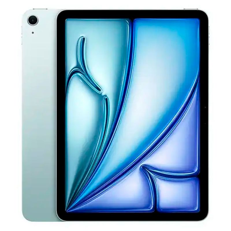 Tablet Apple iPad Air modelo M4 pantalla Liquid Retina 11 pulgadas color azul vista frontal