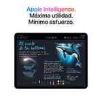 Tablet Apple iPad Air M4 pantalla 11 pulgadas color azul en uso creativo