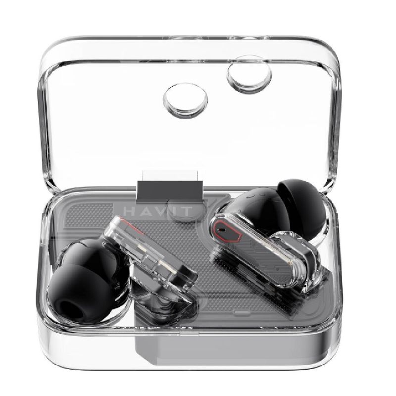 Audífonos Bluetooth True Wireless Decibel TW985 cancelación de ruido 40h frontal superior