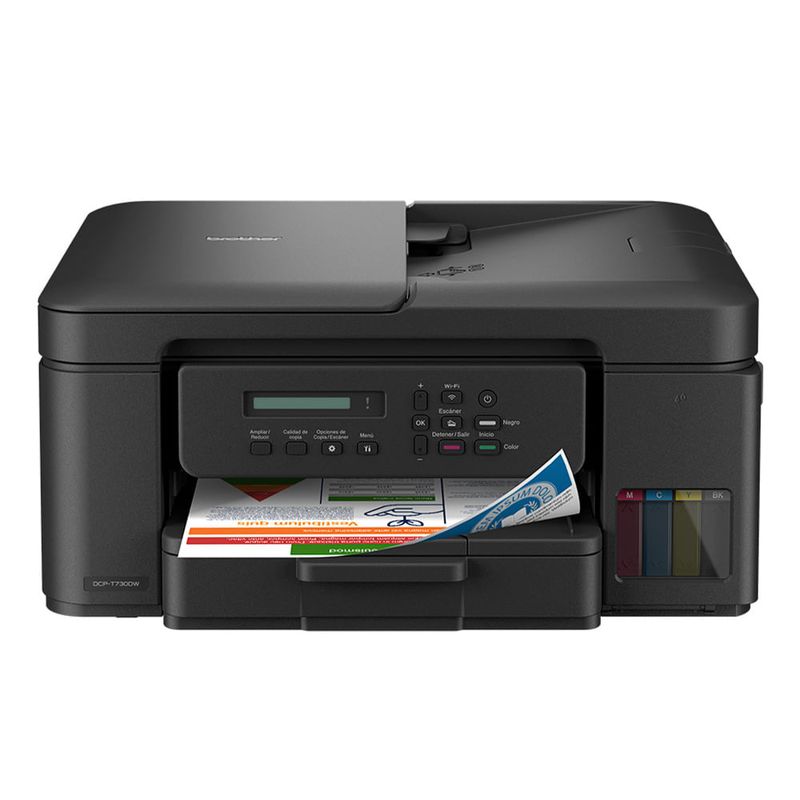 Impresora Brother DCP-T730DW Wi-Fi, dúplex, multifuncional frontal