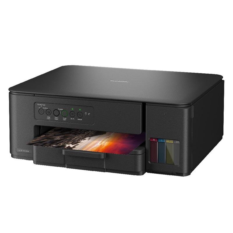 Impresora multifuncional DCP-T430W InkBenefit Tank, Wi-Fi, tinta a color, impresión inalámbrica beneficio diagonal