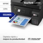 Impresora multifuncional Epson EcoTank L5590 Wi-Fi tinta funcionalidad escanear