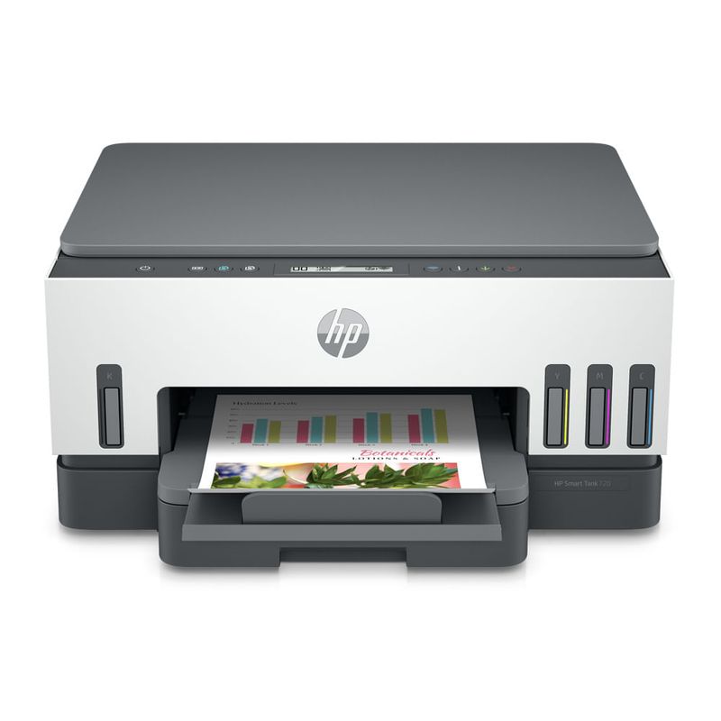 Impresora multifuncional HP Smart Tank 720 dúplex frontal