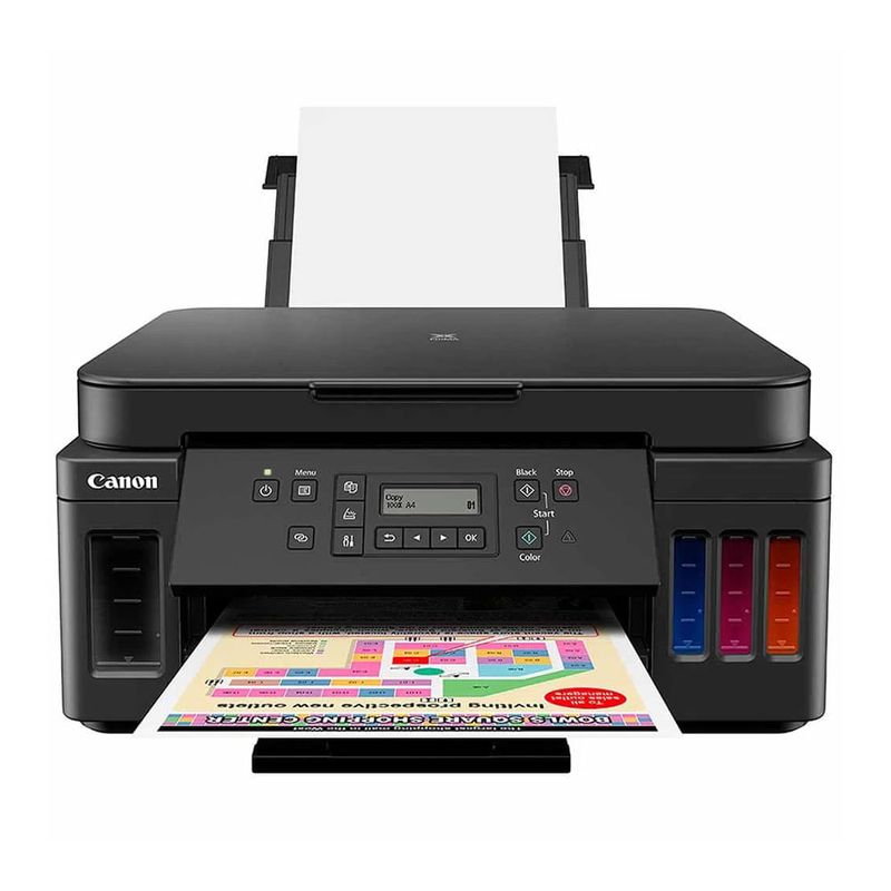 Impresora Canon PIXMA G6010 Wi-Fi tanques de tinta frontal