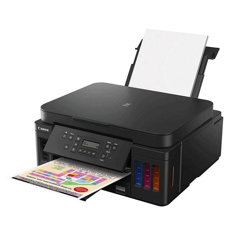 Impresora Canon PIXMA G6010 Wi-Fi tanques de tinta diagonal beneficios