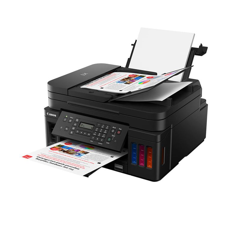 Impresora Canon PIXMA G7010 Wi-Fi multifuncional diagonal beneficios