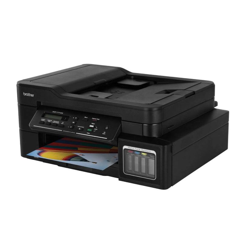 Impresora Brother DCP-T710W multifuncional Wi-Fi ADF diagonal