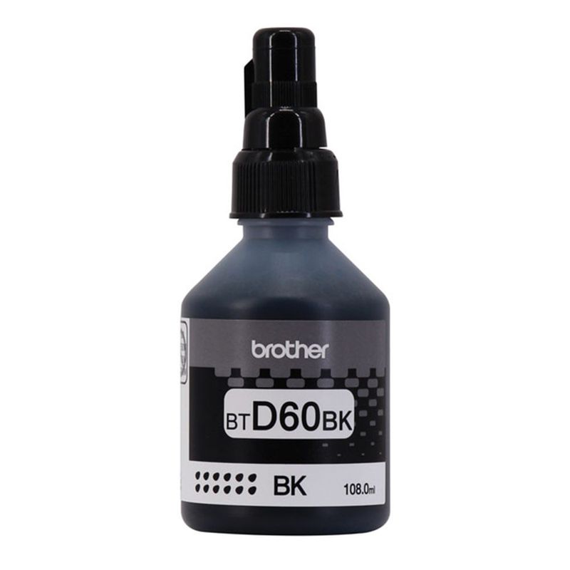 Brother BTD60BK tinta negra 6500 páginas frontal tinta