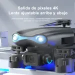 Mini dron E99 MAX HD plegable negro