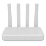 Router Huawei modelo AR180 WiFi 7 doble banda alta velocidad color blanco vista frontal