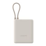 Bateria-externa-Xiaomi-10000mAh-33W-3-puertos-beige-frontal