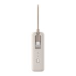 Bateria-externa-Xiaomi-10000mAh-33W-3-puertos-beige-lateral-cable