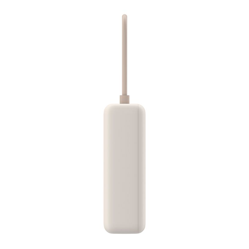 Bateria-externa-Xiaomi-10000mAh-33W-3-puertos-beige-lateral