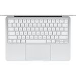 MacBook Neo Apple pantalla 13 pulgadas y cámara FaceTime HD color gris vista superior