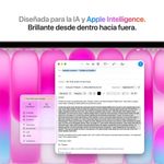 Laptop Apple MacBook Neo en uso trabajo productividad color blush
