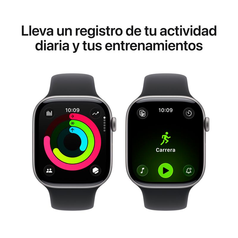 Apple Watch Serie 11 42mm OLED 24h gris espacial pasos