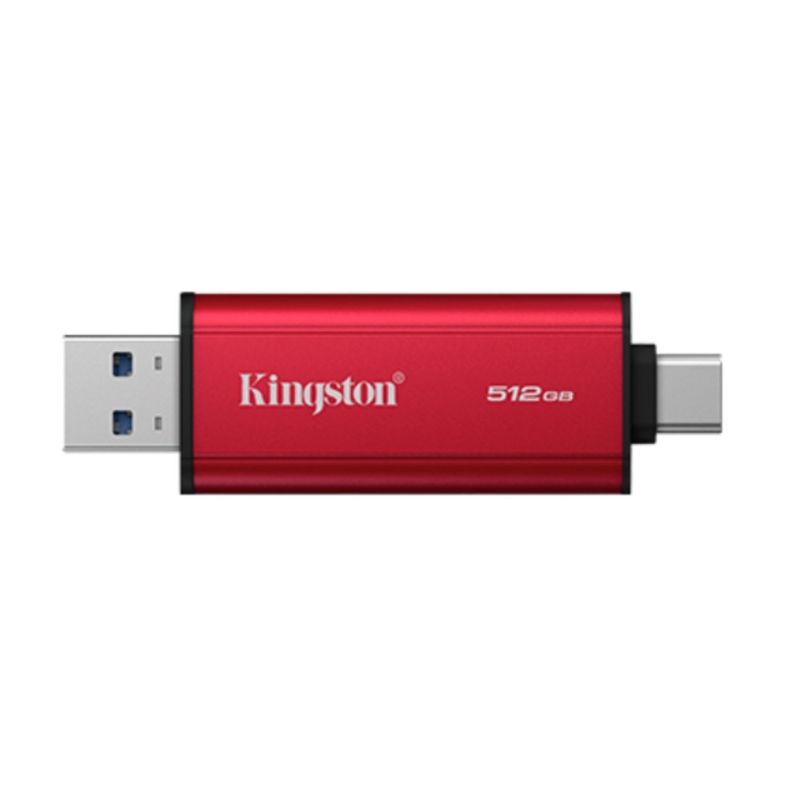 SSD externo Kingston 512GB USB-C 3.2 Gen2 1050MB/s  FRONTAL DETALLE