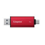 SSD externo Kingston 1TB USB-C 3.2 Gen2 1050MB/s frontal detalle