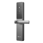 Cerradura inteligente EZVIZ DL05 WiFi huella app tarjeta gris frontal beneficio