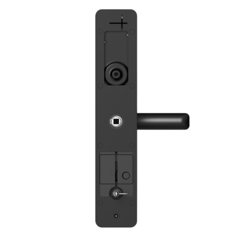 Cerradura inteligente EZVIZ DL05 WiFi huella app tarjeta gris dorsal