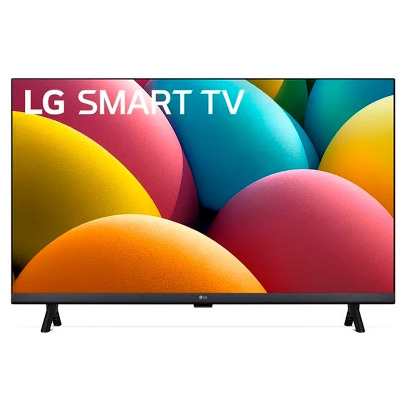 Smart TV LG con HDR activo y procesador 6ta generación color negro vista frontal