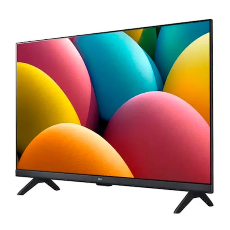 Smart TV LG optimización de contraste y color avanzado color negro vista diagonal