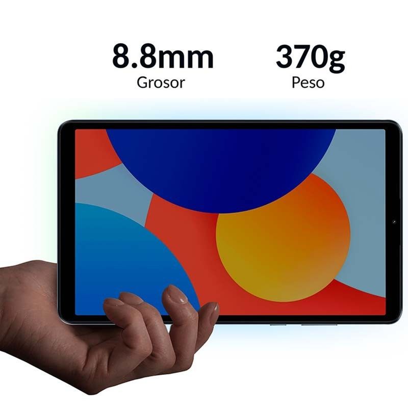 Tablet Xiaomi Redmi Pad SE 8.7" 128GB 4GB RAM batería 6650mAh gris especificaciones grosor 8.8mm y 370 gr