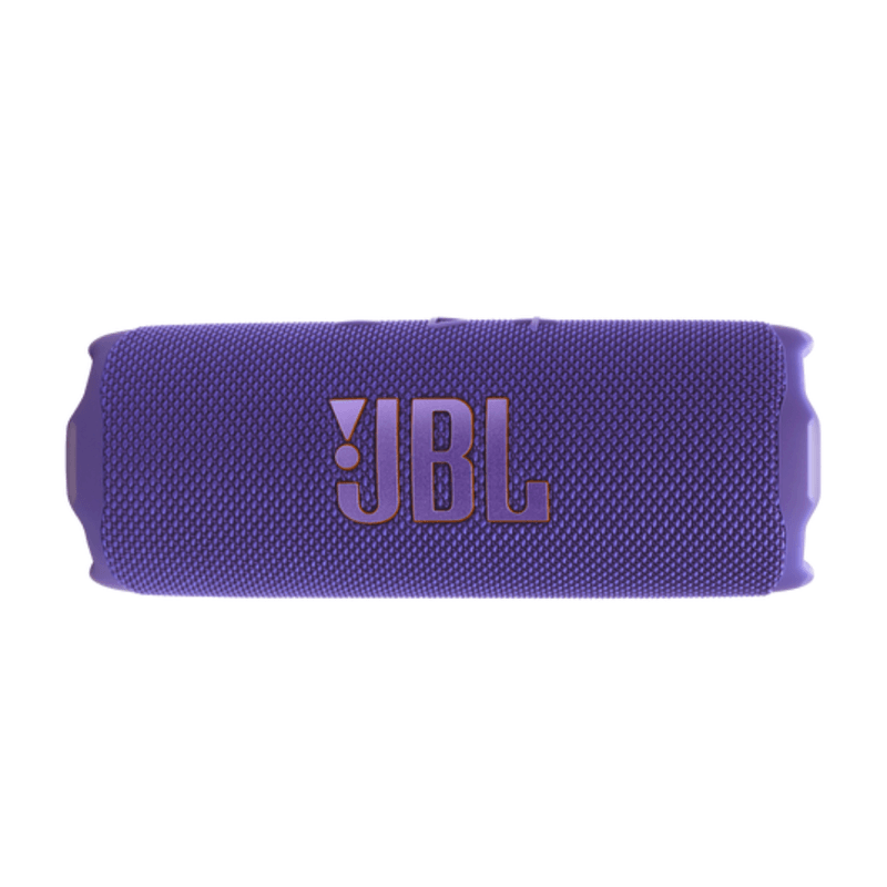 Parlante bluetooth JBL Flip 7 35W resistente al agua IP67 color morado vista frontal